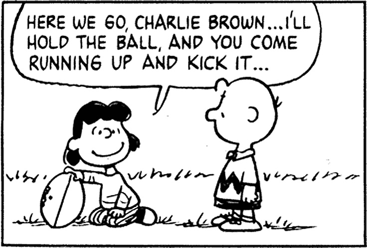 Gormless Charlie Brown